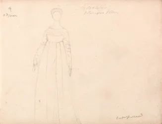 Blatt aus dem Blake-Varley-Skizzenbuch von 1819, Seiten 27 und 28