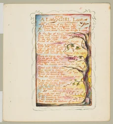 Lieder der Unschuld und der Erfahrung: Ein kleines Mädchen verloren, ca. 1825