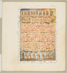 Lieder der Unschuld und Erfahrung: Heiliger Donnerstag, ca. 1815