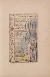 Lieder der Unschuld und der Erfahrung, Tafel 33, Das verlorene kleine Mädchen (Bentley 34)