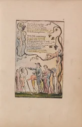 Lieder der Unschuld und der Erfahrung, Tafel 6, Das Echoing Green (Bentley 7)