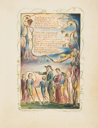 Lieder der Unschuld und der Erfahrung: Das Echoing Green zweite Platte, ca. 1825