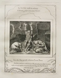 Das Buch Hiob: Pl. 8, Der Tag soll vergehen, an dem ich geboren wurde