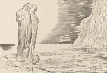 Der Kreis der Verräter, Dantes Fuß trifft Bocca degli Abbate, 1827