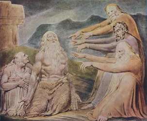 Der gerechte aufrechte Mann wird verspottet, ca. 1825, 1947