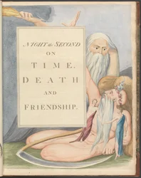Youngs Nachtgedanken, Seite 17, Nacht die Zweite, Über Zeit, Tod und Freundschaft