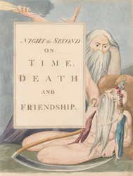Youngs Nachtgedanken, Seite 17, Nacht die Zweite, über Zeit, Tod und Freundschaft