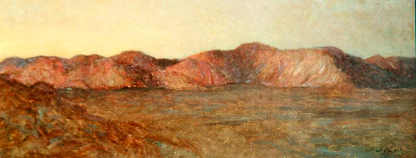 Wüste von El Kab, Abenddämmerung