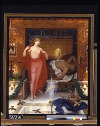 Hera im Haus des Hephaistos