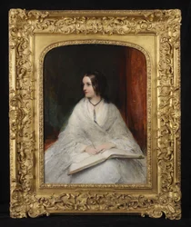 Porträt von Jane Fortescue Seymour, Mrs. Coleridge, ca. 1862