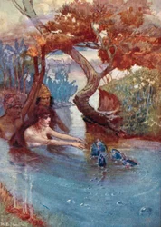 Illustration für Vathek, Eine Arabische Erzählung, von William Beckford