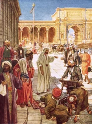 Christus vertreibt die Geldwechsler aus dem Tempel