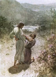 Jakob und der Engel in Pniel