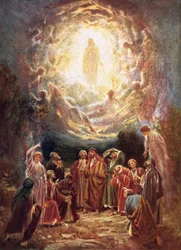 Jesus fährt in den Himmel auf