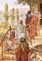 Jesus prüft den Glauben einer Frau