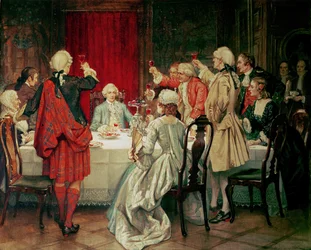 Prinz Charles Edward Stuart in Edinburgh, 1745