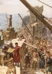 Wiederaufbau der Mauer von Jerusalem unter Nehemia