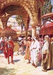 Der Zenturio bittet Jesus für seinen Diener