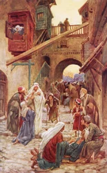 Die Menschen von Kapernaum bringen Jesus viele zur Heilung