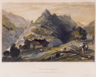 Blick auf die Balsille (Basille) mit dem Col de Guignevert und dem Col de Pis