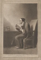 Pantaloon: Das sechste Alter wechselt in den mageren und pantoffeltragenden Pantaloon, Shakespeare, Wie Y..., 1799