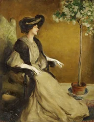 Porträt von Mrs. Patrick Campbell