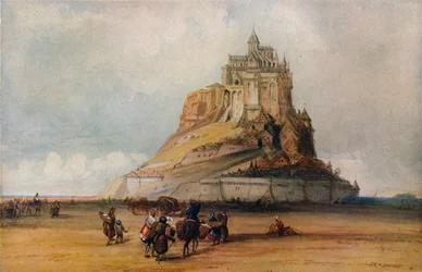 Mont St. Michel, um 1861