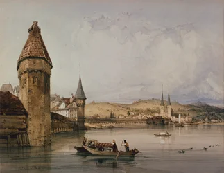 Stadt Luzern, am Vierwaldstättersee