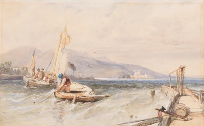 Schloss Douglas, Loch Leven, 1849