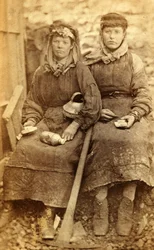 Arbeiter der Tredegar Eisenwerke, Wales
