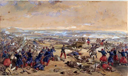 Die Schlacht von Tcherneya, 16. August 1855