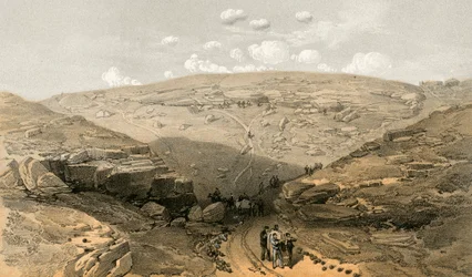 Das Tal des Todesschattens, Höhlen an der Woronzoff-Straße hinter der 21-Kanonen-Batterie