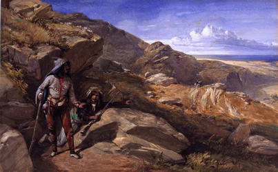 Zwei Banditen in den Hügeln, 1857