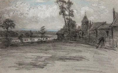 London vom Priory, Hampstead. Schauer