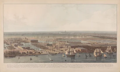 Ansicht der Handelshäfen von Rotherhithe