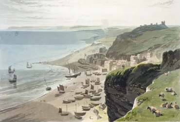 Hastings, vom East Cliff, aus 