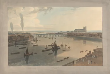 Tafel VI: London, Westminster Bridge und die Abtei