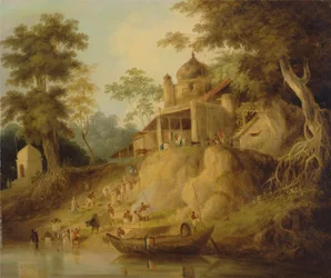Die Ufer des Ganges