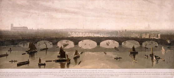Blick auf London von Süden, 1810