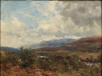 Wolken über Moorland