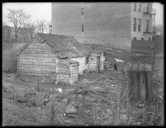 K.E. Barry Squatterhütte, Ort unbekannt, ca. 1911