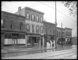 Unidentifizierte Filiale der Queens Borough Public Library, New York, ca. 1910