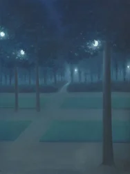 Nocturne im Parc Royal, Brüssel