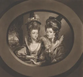 Mrs. Gwyn & Mrs. Bunbury in den Charakteren der Lustigen Weiber von Windsor