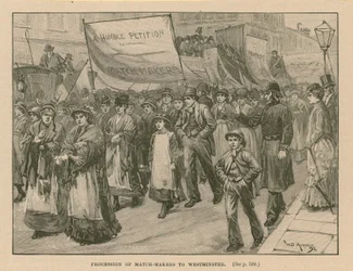 Prozession der Heiratsvermittler nach Westminster