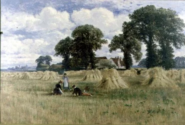 Erntezeit, Dorney, in der Nähe von Windsor