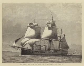 Abreise von HRH dem Herzog von Edinburgh, HMS Sultan