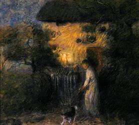 Die streunende Katze, ca. 1890
