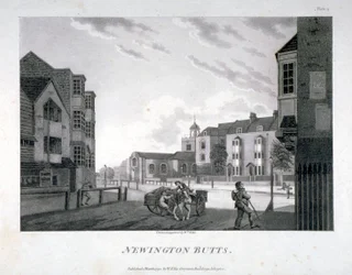 Newington Butts, Southwark, London, 1792