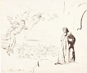Szene aus dem Inferno (Gesang IX)